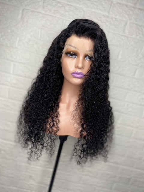 13x4 Transparent HD Lace Deep Curly Frontal Wigs